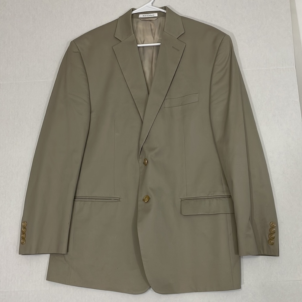 Ralph Lauren Blazer, Cotton, Beige, 42R
